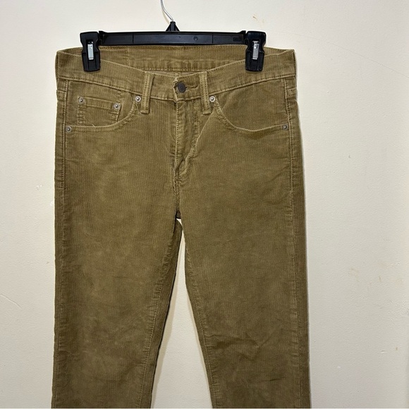 Levi’s 511 Brown Corduroy Straight Leg Jeans Size 28 - Picture 2 of 10